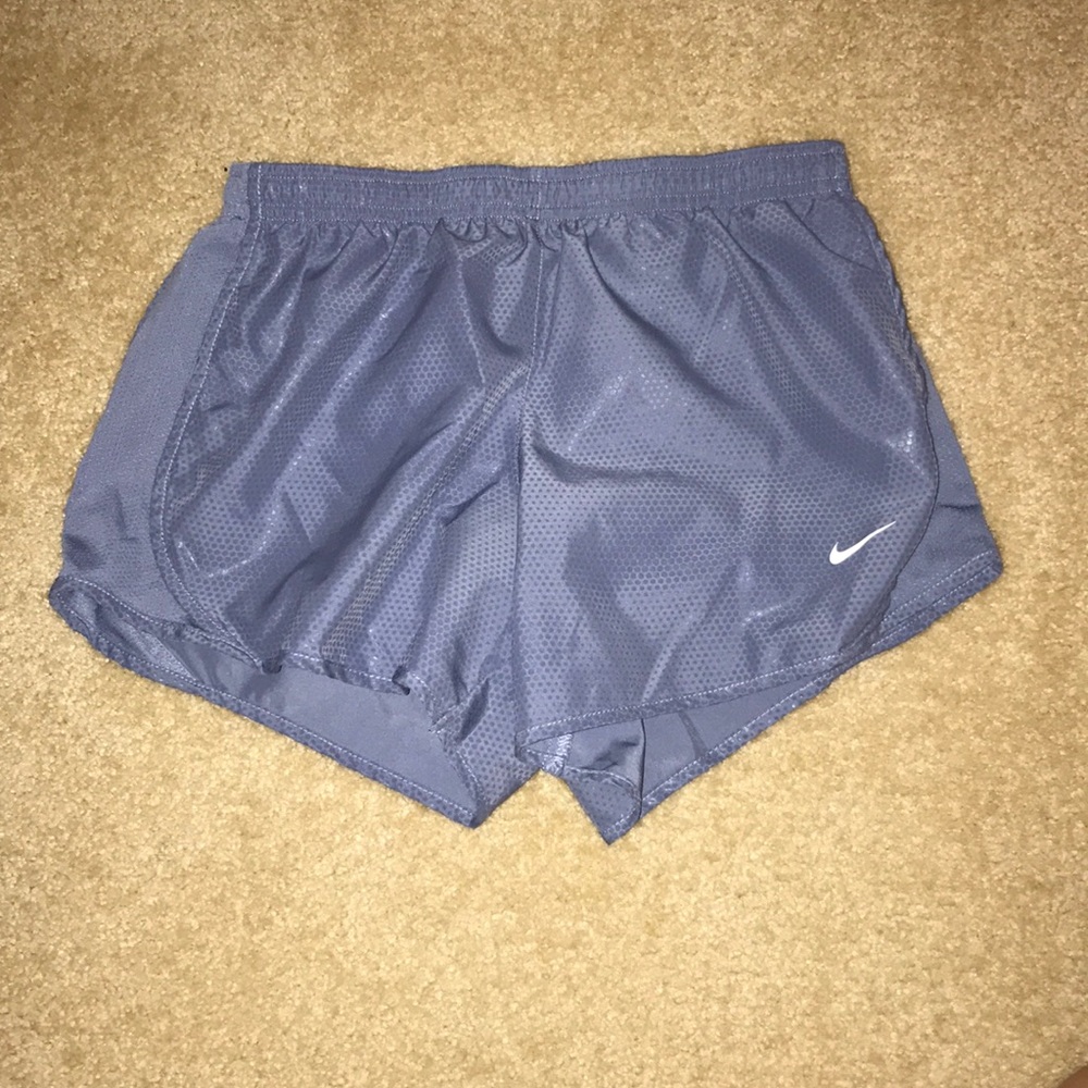 Nike gray metallic shorts